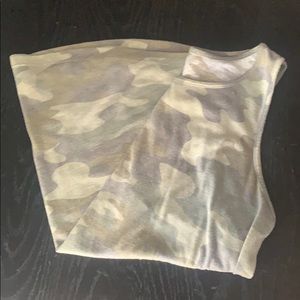 A camouflage tank top